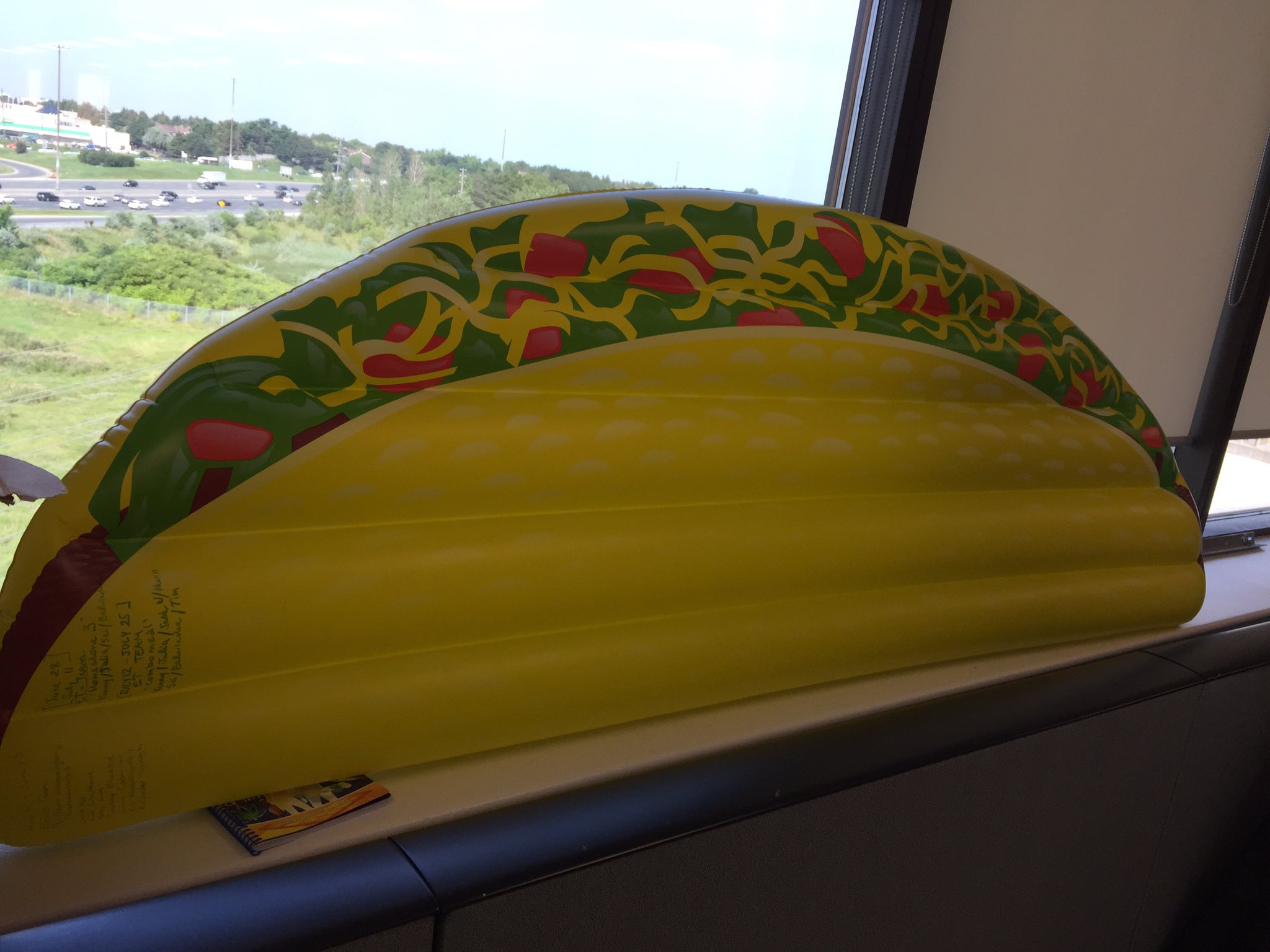 giant inflateable taco